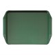 Cambro polypropyleen fastfood dienblad met handvatten groen 43x30cm