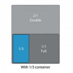 Cambro buigzaam polypropyleen deksel GN 1/3