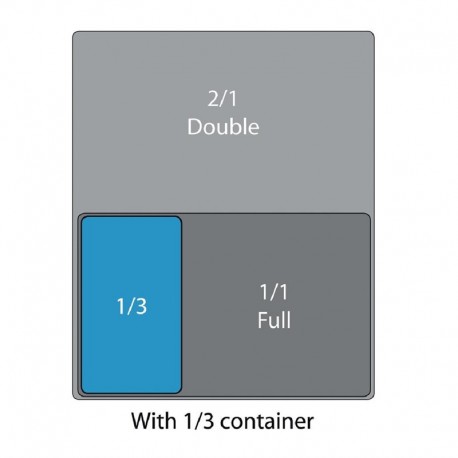Cambro buigzaam polypropyleen deksel GN 1/3
