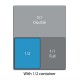 Cambro polycarbonaat bak GN1/2 200mm