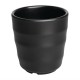 Kristallon Fusion melamine theebekers zwart 20cl (6 stuks)