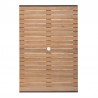 Bolero rechthoekige stalen en acaciahouten tafel 120x80cm
