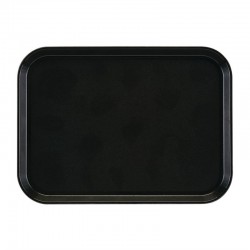 Cambro EpicTread rechthoekig antislip glasvezel dienblad zwart 35x27cm