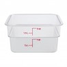 Cambro Camsquare vierkante polycarbonaat voedseldoos 1,9L