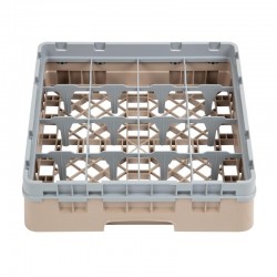 Cambro Camrack vaatwaskorf met 16 compartimenten max. glashoogte 9,2cm