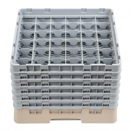 Cambro Camrack vaatwaskorf met 36 compartimenten max. glashoogte 29,8cm