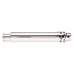 RVS overlooppijp 28cm met RVS filter