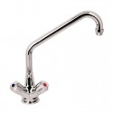 Gastro M heavy duty monobloc mengkraan met draaiknoppen en kraan van 20cm