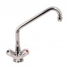 Gastro M heavy duty monobloc mengkraan met draaiknoppen en kraan van 20cm