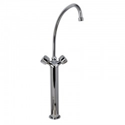 Heavy duty mengkraan met draaiknoppen, 40cm kolom en 20cm kraan