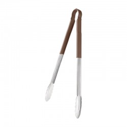 Vogue kleurcode serveertang bruin 40,5cm