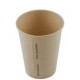 Bamboe karton/PLA milkshakebeker 12oz/360ml/90mm Ø