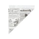Eco frietzak krant K17x24cm 100 gram 8 x 250 (2000 stuks)