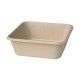 Duni Bagasse Box 155x155x53 900cc Bruin (40 stuks)