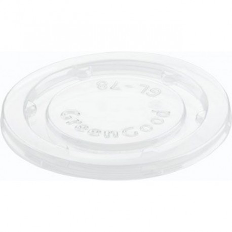 PLA deksel voor Dressing Cups Bagasse (250 stuks)