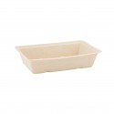 Suikerriet snackbakje A13 bruin 12 x 50 (600 stuks)
