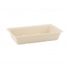 Suikerriet snackbakje A14 bruin 12 x 50 (600 stuks)