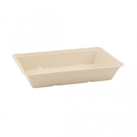 Suikerriet snackbakje A50 bruin 12 x 50 (600 stuks)