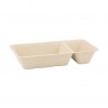Suikerriet snackbakje A23 (A7+1)bruin 16 x 50 (800 stuks)