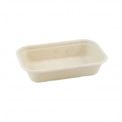 Suikerriet bakje 850ml/22,9x15,3x5cm bruin 125 stuks