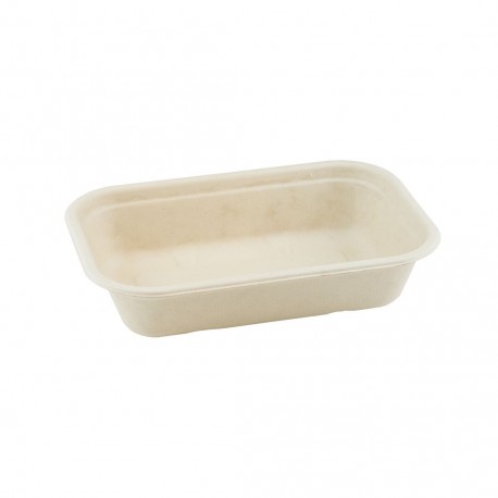 Suikerriet bakje 850ml/22,9x15,3x5cm bruin 125 stuks