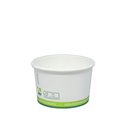 FSC® karton/PLA ijsbeker 4oz/120ml/76mm Ø x 47mm 1000 stuks
