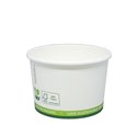 FSC® karton/PLA ijsbeker 8oz/240ml/90mmØ x 56mm 1000 stuks