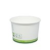 FSC® karton/PLA ijsbeker 8oz/240ml/90mmØ x 56mm 1000 stuks