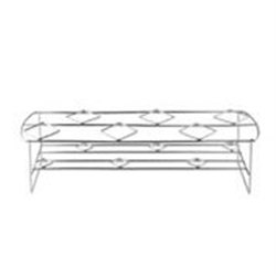 RVS frietzakhouder voor 6 frietzakken 45x14x10,8cm
