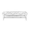 RVS frietzakhouder voor 6 frietzakken 45x14x10,8cm - Doos: 16 stuks