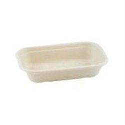 Suikerriet bakje 500ml/20,5x13x4,5cm bruin 4x125 (500 stuks)