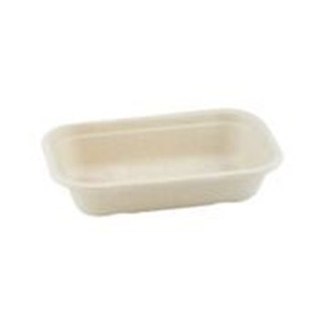 Suikerriet bakje 500ml/20,5x13x4,5cm bruin 4x125 (500 stuks)