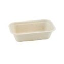 Suikerriet bakje 650ml/20,5x13x5,6cm bruin 4x125 (500 stuks)