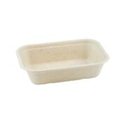 Suikerriet bakje 1000ml/22,9x15,3x5,7cm bruin 2x125 (250 stuks)