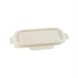 Suikerriet deksel voor bakje 500/650ml bruin 4x125 (500 stuks)
