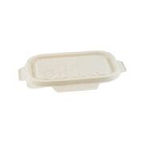 Suikerriet deksel voor bakje 500/650ml bruin 4x125 (500 stuks)