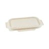 Suikerriet deksel voor bakje 850/1000ml bruin 2x125 (250 stuks)