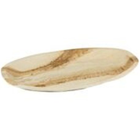 Palmblad cateringschaal 43x29x2,5cm 4x25 (100 stuks)