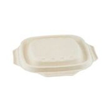 Suikerriet deksel voor bowl vierkant 500/750ml 4x125 (500 stuks)