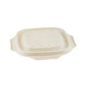 Suikerriet deksel voor bowl vierkant 500/750ml 4x125 (500 stuks)