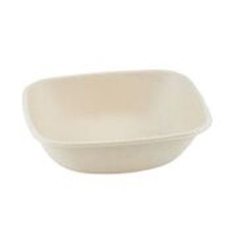 Suikerriet bowl rechthoek 900ml/19,5x17x5,5cm 4x125 (500 stuks)