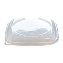 PLA deksel voor bowl vierkant 500/750ml 4x125 (500 stuks)