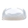 PLA deksel voor bowl vierkant 500/750ml 4x125 (500 stuks)