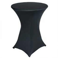 Topcover Black t.b.v Statafel 85 cm 