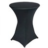 Topcover Black t.b.v Statafel 85 cm
