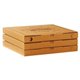 Pannenkoekendoos bruin aluminium (100 stuks)