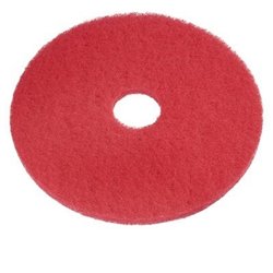 Pad rood Ø 165 mm - Doos: 5 stuks (tbv. Scrubby)