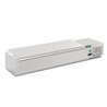 Polar G-serie opzetkoelvitrine met deksel 6x GN 1/4
