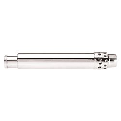 3,8cm stalen overlooppijpen - 18cm (h)