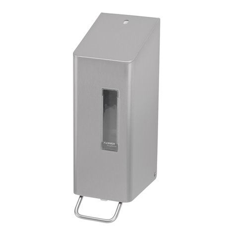 Santral zeepdispenser RVS 600ml